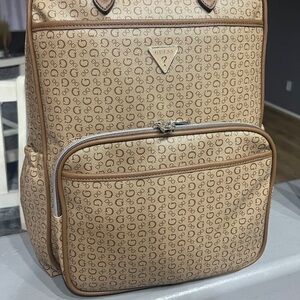 Guess Tan Diaper Backpack